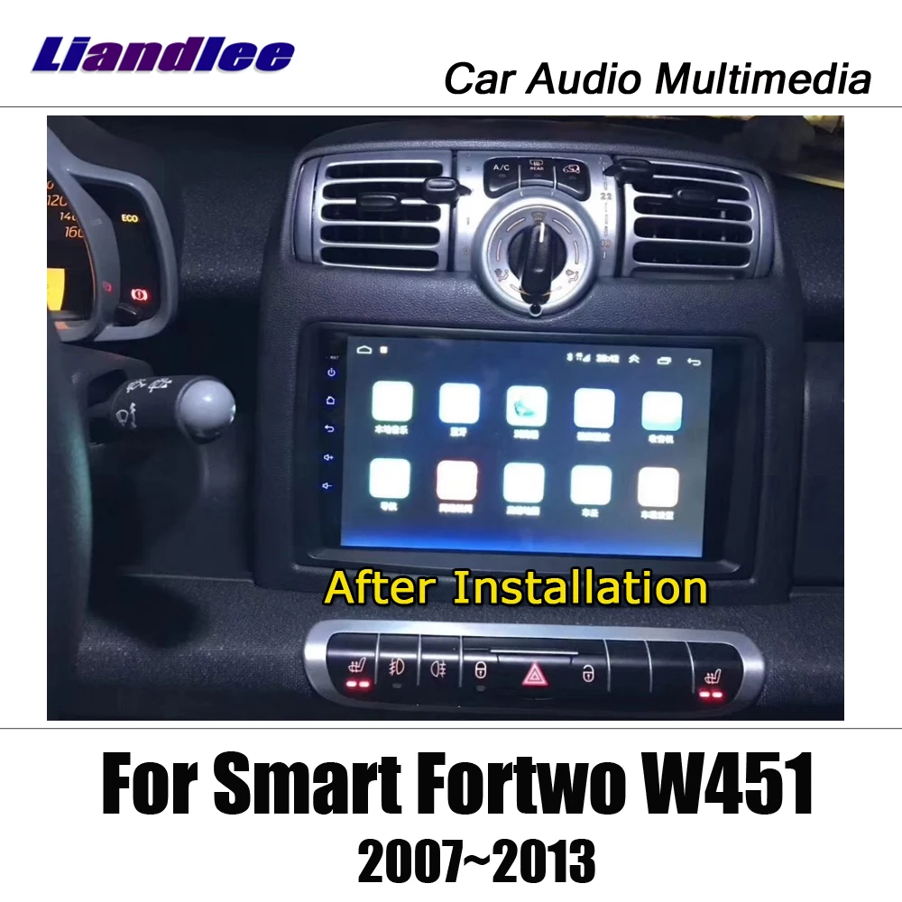 Liandlee Android For Smart Fortwo W451 2007~2013 Stereo Radio Video Wifi Carplay Map GPS Nav Navi Navigation Multimedia No DVD