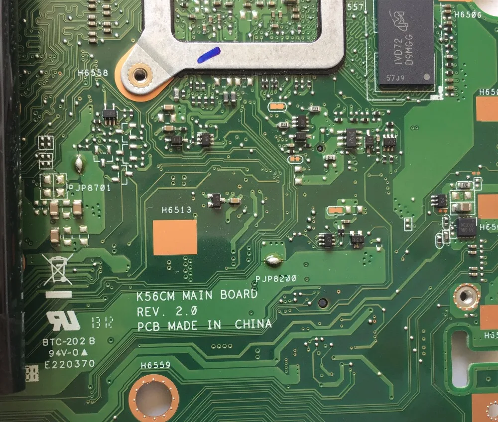 K56CM материнская плата i5 cpu Gt630M/2G для For Asus K56CB A56C S550CM S56C S550C ноутбука плата|socket
