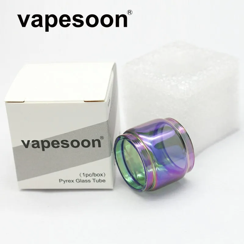 Сменная стеклянная трубка Pyrex для Eleaf i Just 3 /Ello Duro/ELLO VATE/ELLO 4 мл/IJUST Nexgen 5MLETC Rainbow Bubble