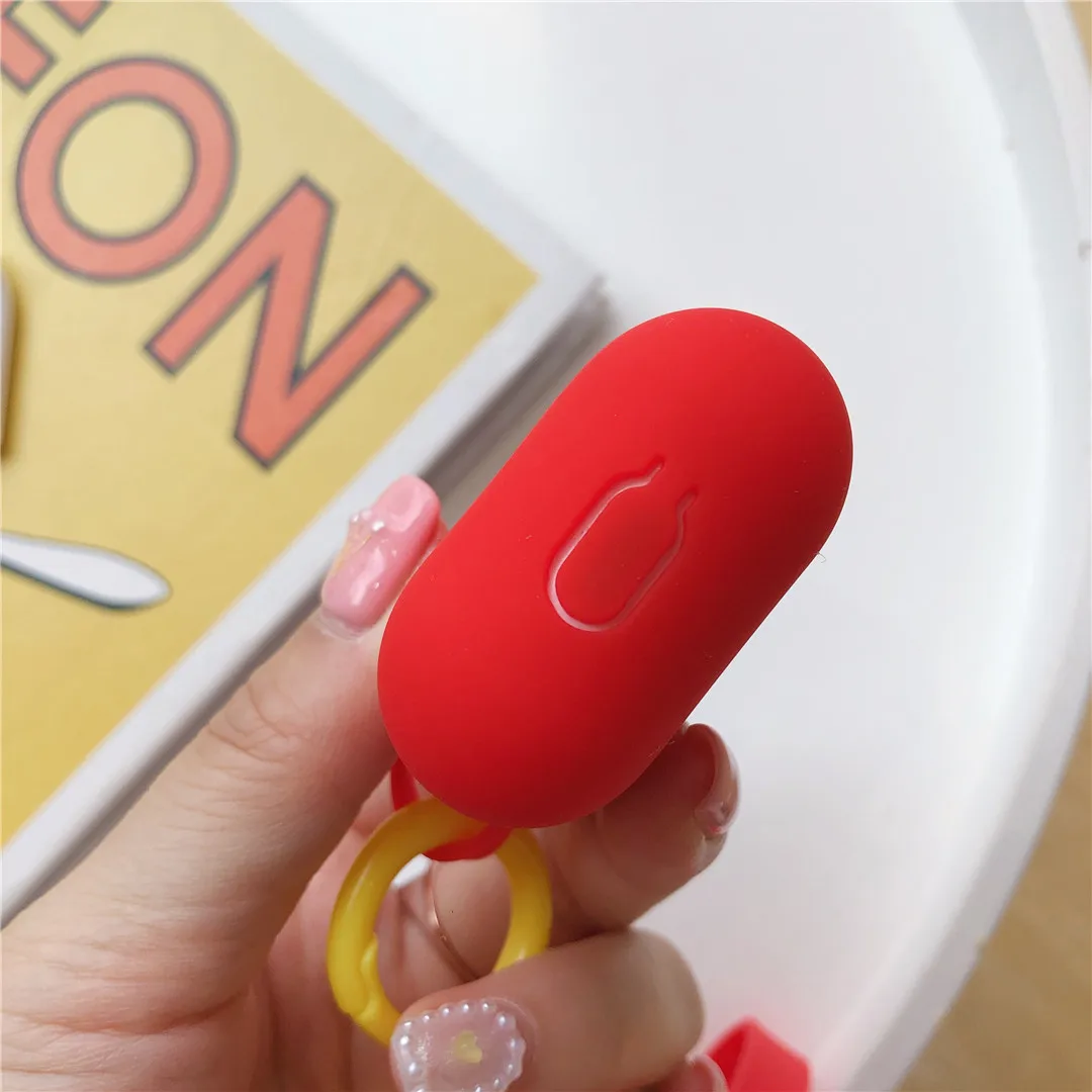 Милые однотонные наушники аксессуары для гарнитуры силиконовый чехол Airpods
