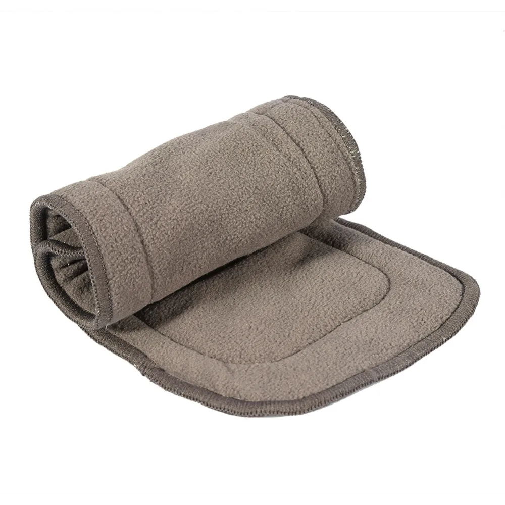 

1PC Washable 4Layers Bamboo Charcoal Cloth Nappr Liner Newborn Cloth Diapers Reusable Diaper Insert Pad Changing Cover