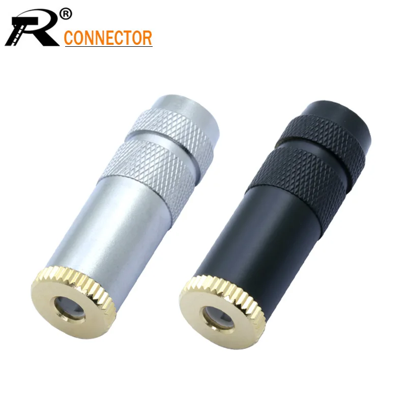 12pcs Silver Black Case 4 4mm 5Pole Headphone Jack Audio Adapter For Sony Female Converter 4 4mm Jack Full Balanced Connector
