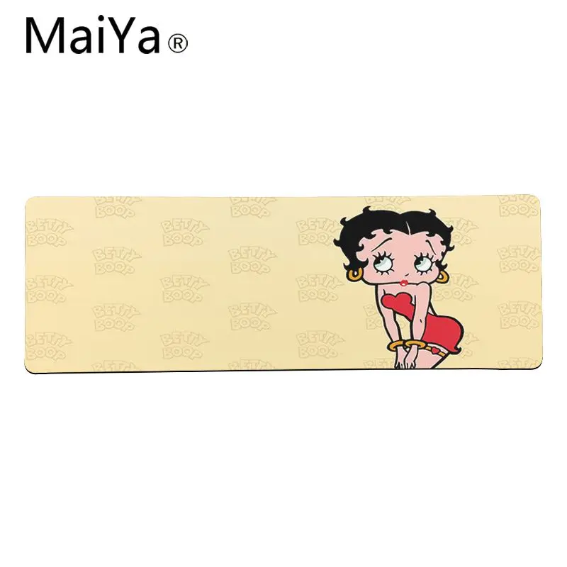 Maiya Betty boop коврик для клавиатуры резиновый игровой мыши Настольный бесплатная