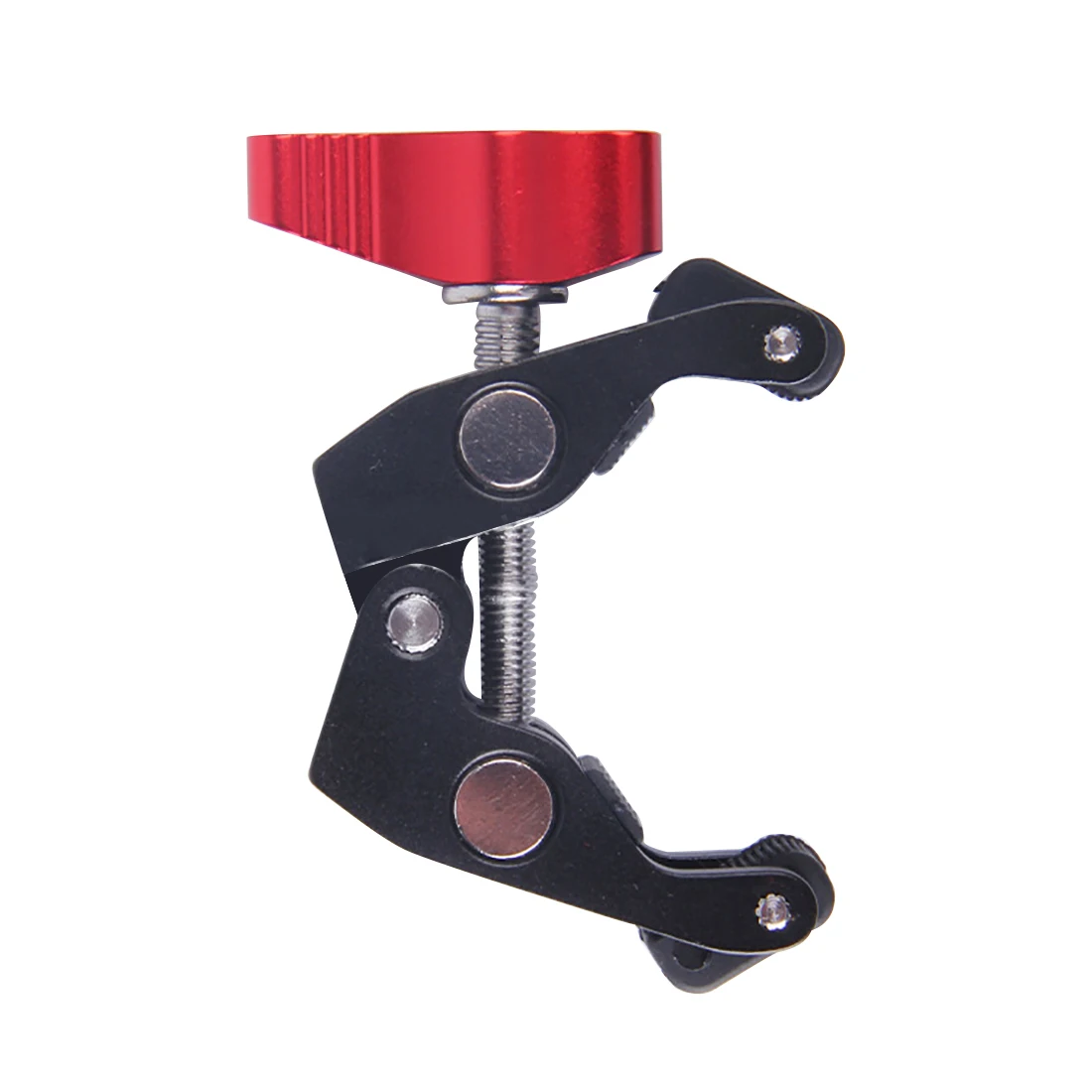 

360 Degree Smartphone Clip Tripod Head Mount Super Crab Clamp 1/4" Screw Adapter for Live Studio Photo Flash Lamp Fill Light