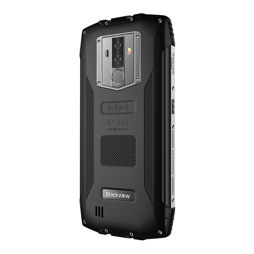 Blackview BV6800 PRO Водонепроницаемый мобильный телефон Android 8,0 5," MT6750T Восьмиядерный 4 Гб 64 Гб 6580 мАч беспроводной заряд NFC Смартфон