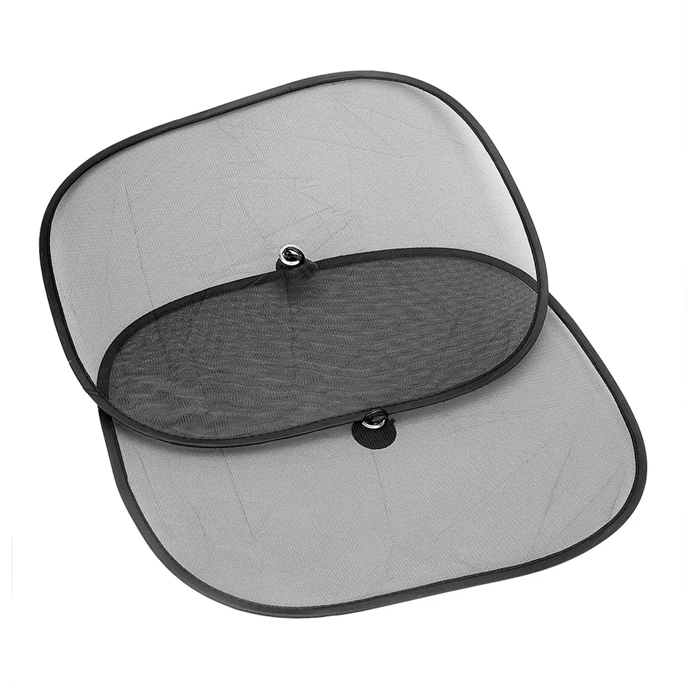 2Pcs 44*36cm Sunshade Blocker Car Curtains Sucker UV Mesh Sun Shades For Front Side and Rear Window Auto Styling Black 2Pcs 44*36cm Sunshade Blocker Car Curtains Sucker UV Mesh Sun Shades For Front Side and Rear Window Auto Styling Black