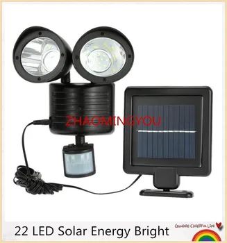 

YON 10PCS 22 LED Solar Energy Bright PIR Human Body Light Sensor Induced Home Security Rotatable Detector Lamp Outdoor Lighting