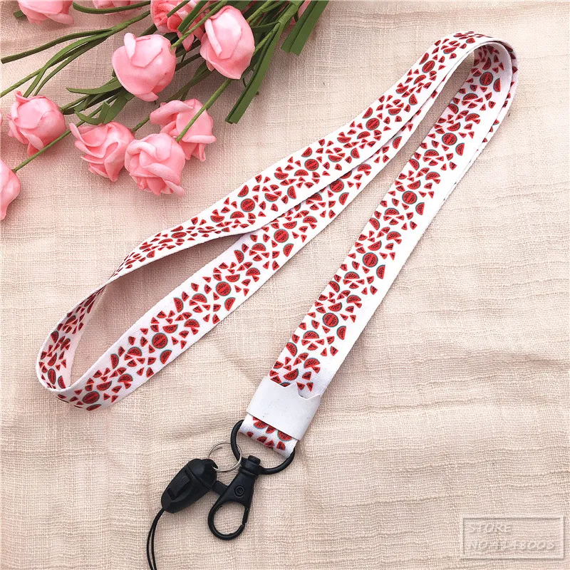 الحبل dibujo animado الأناناس الرقبة حزام اسهم للمفاتيح ID بطاقة رياضة أحزمة هاتف المحمول USB شارة حامل DIY شنق حبل