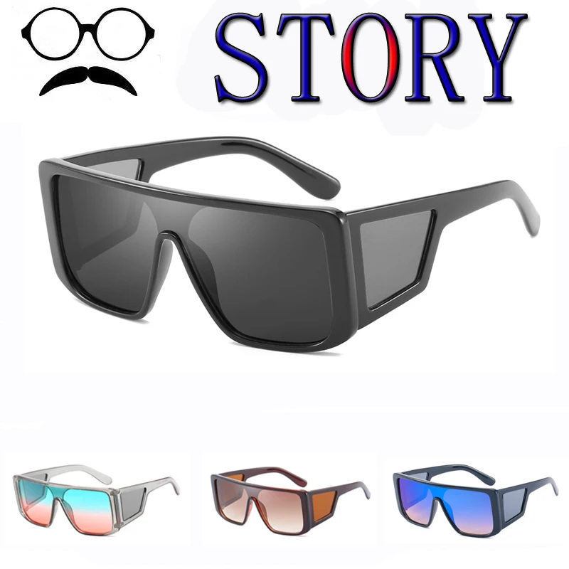 

Big Frame Square Men Sun Glasses luxury Oversized Gradient Shades outdoor UV400 fishing Driving Eyewear Oculos De Sol Gafas