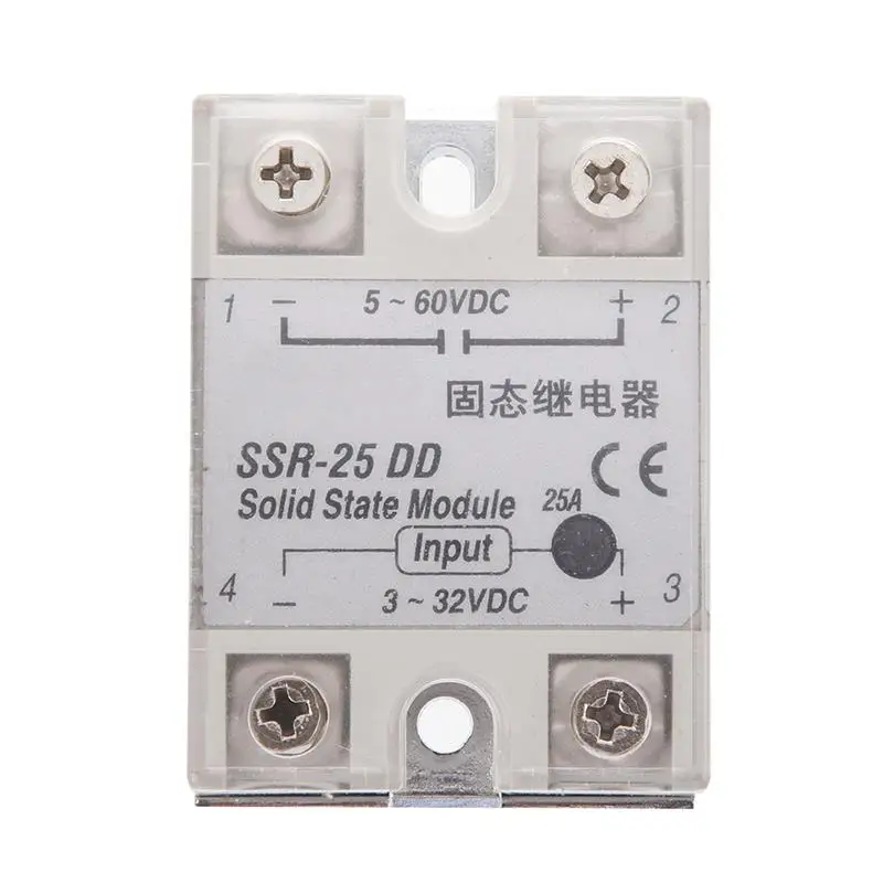 

Solid State Relay SSR DC-DC 25A 3-32VDC/5-60VDC