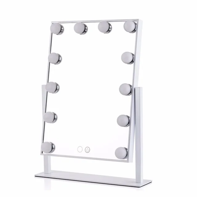 WanEway Lighted Vanity Mirror with 12 x 3W Dimmable LED Bulbs and Touch