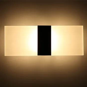 

YIYANG 2019 Modern Indoor Acrylic Wall Lamp 85-265V LED Wall Mounted Sconce Light 3W/6W Warm White For Bedroom Corridor Stairs