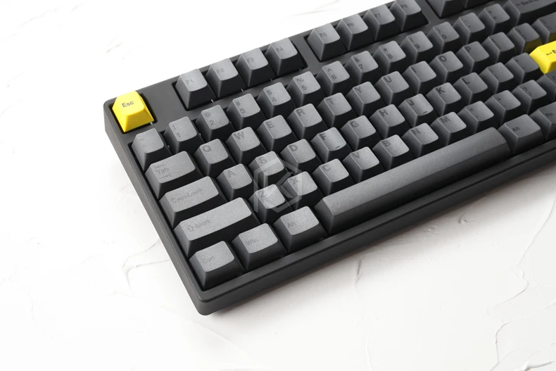 Вишневый профиль краситель Sub Keycap набор толстый PBT пластик черный желтый