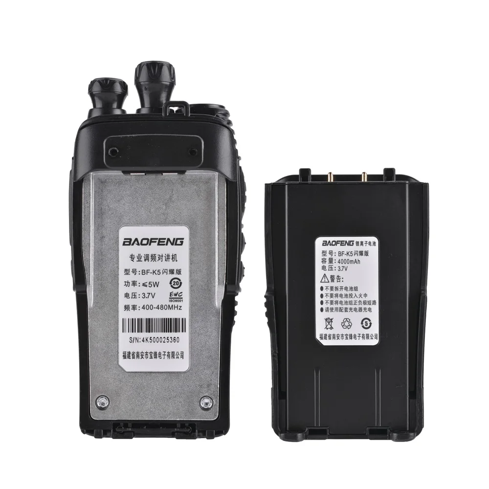 100 Original Baofeng Walkie Talkie BF K5 Amateur Radio Portable Two Way Radio Pofung K5 Woki 4