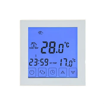 

HY03WE-1 Touch Screen Digital Programmable Thermostat Thermoregulator Under Floor Electric Heating Infrared Heater System 12A