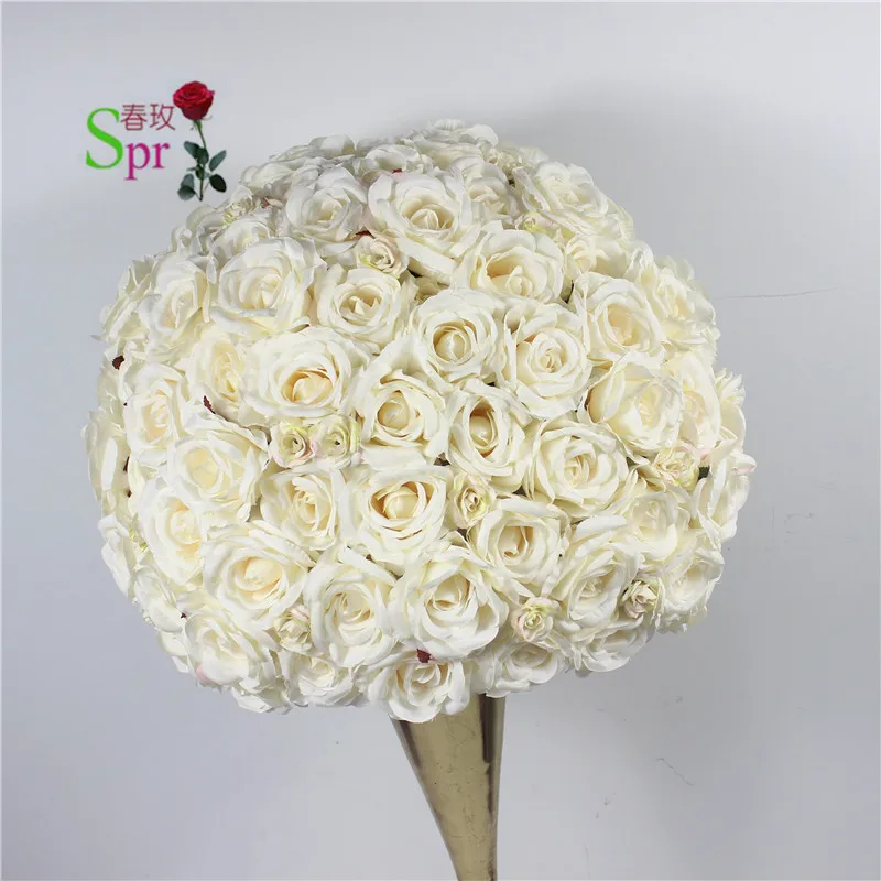 SPR hochzeit tisch blume ball herzstück hochzeit straße führen künstliche flore mittelpunkt hochzeit hintergrund blume dekoration