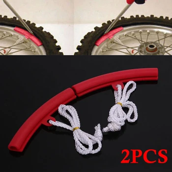 

Car Edge Changing Rim 2pcs Protector Tyre Protection Tool Red Kit Useful