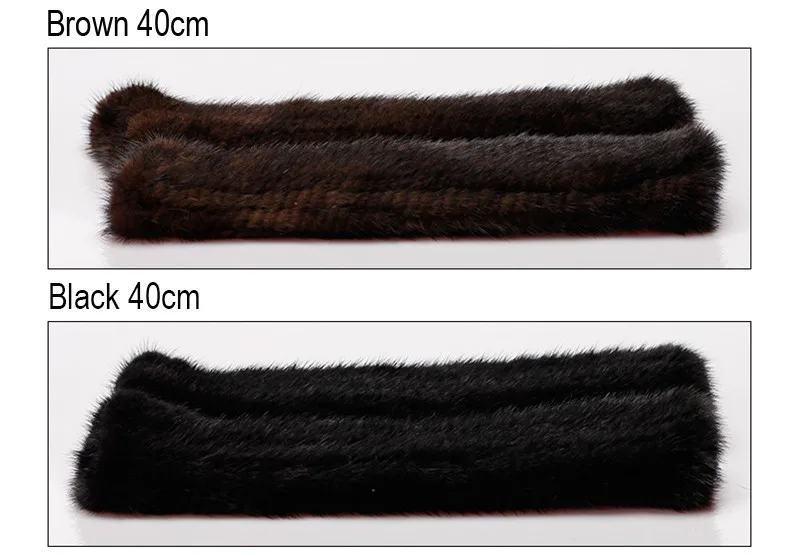 HSPL зимние женские перчатки из натурального меха норки вязанные нарукавники напульсники женские модные нарукавники для женщин