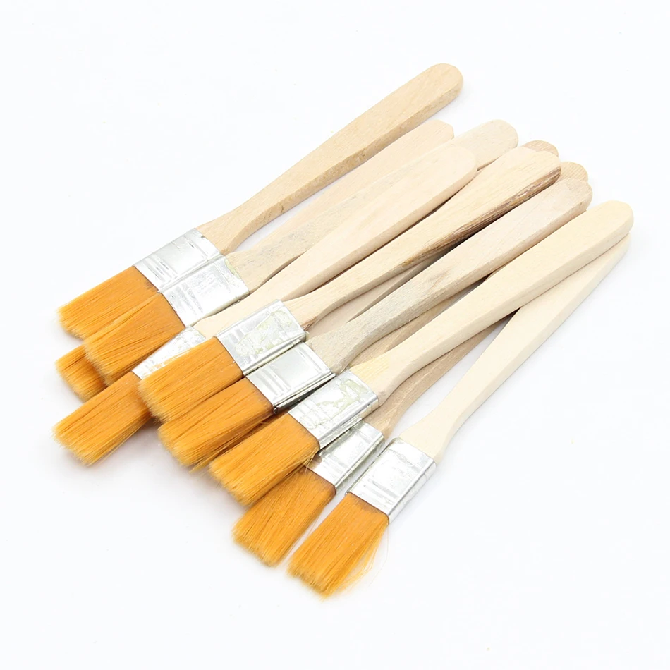

30pcs BGA Solder Flux Paste Brush With Wooden Handle Reballing Tool