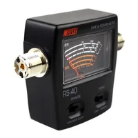 Power SWR Meter Standing-Wave Meter RS-40 0-20W MJ-MJ Connector,replacing redot 1050A UV Dual Band Dynamo meter for Walkie 2