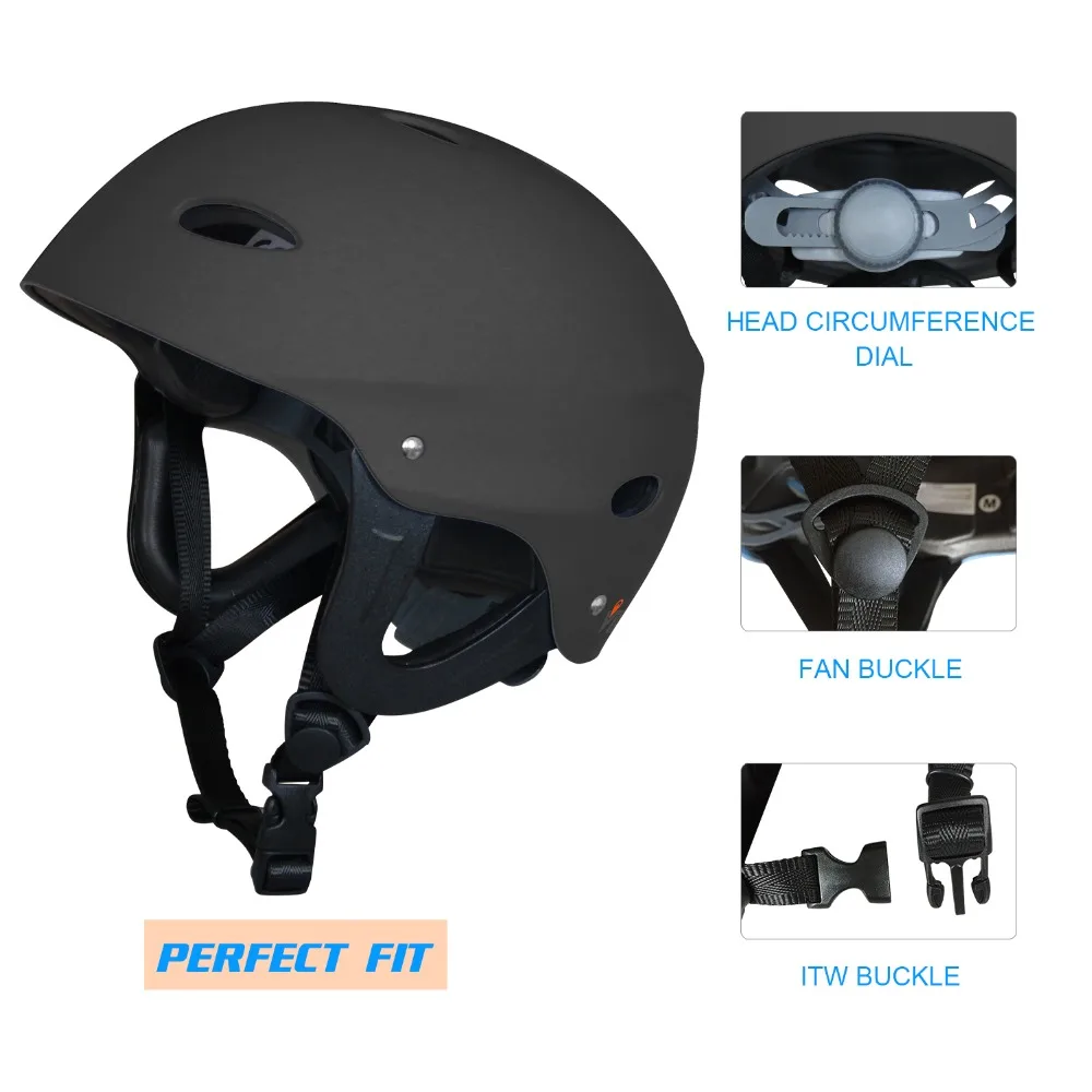 Kopen Vihir Verstelbare Dial Professionele Helm helm Kayak Kano Surf Paddleboard Water Sport Helm Voor Volwassen En Kinderen