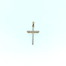 ANI 14K Rose Gold (AU750) Wedding Pendant 0.247 ct I-J/SI Real Natural Diamond Three Color for Women Cross Pendant Necklace ANI 14K Rose Gold (AU750) Wedding Pendant 0.247 ct I-J/SI Real Natural Diamond Three Color for Women Cross Pendant Necklace