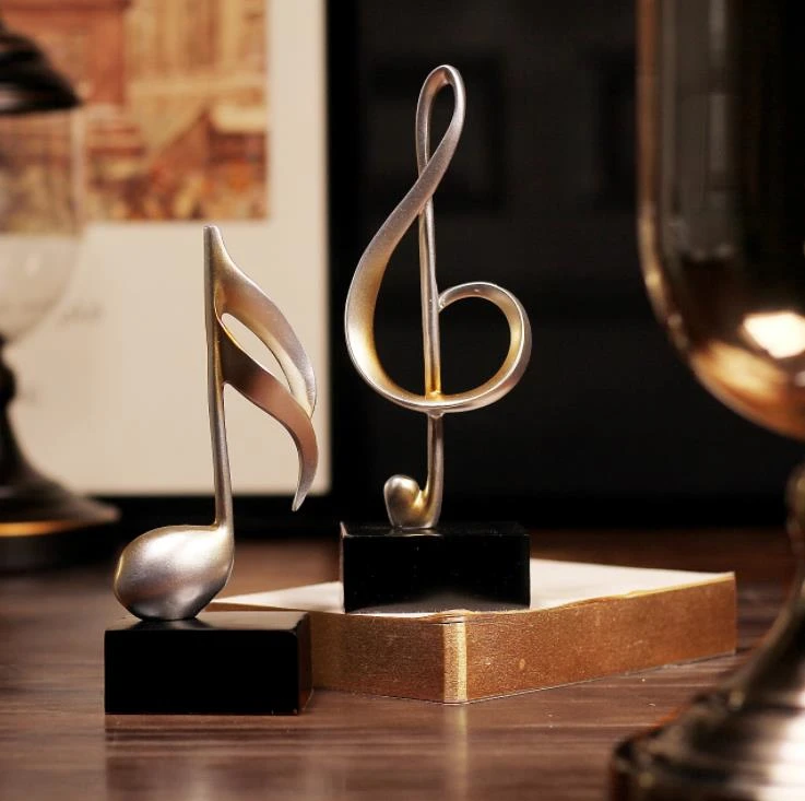 Symbole De Musique Moderne Creatif Decoration Retro En Resine Figurine Symbole De Musique Decoration Miniature Cadeaux D Anniversaire Accessoires De Decoration Pour La Maison Aliexpress