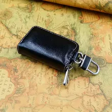 Держатель для ключей из натуральной воловьей кожи для автомобильных ключей, кошелек, мини-сумка, брелок для ключей, ключница, чехол-органайзер для ключей от автомобильного бренда
