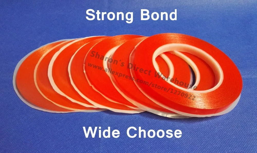 

Miaogy (1mm~1.5mm~2mm~5mm) Choose, 25M/Roll, Strong Two Sides Acrylic Glue Tape for Huawei Samsung Cellphone Tablet LCD Display