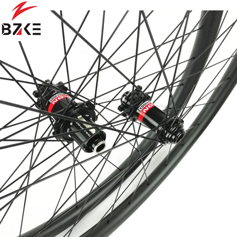 Sale wheels MTB 29 carbon bicycle wheels for all mountain 29er carbon wheels boost bike wheels for AM 36mm width Novatec XDS641/642 9