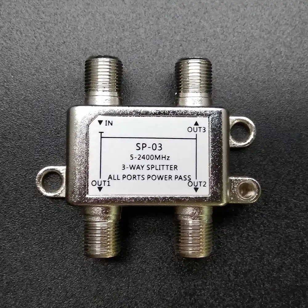 Wholesale 5 2400MHz 3 way splitter high frequency satellite signal