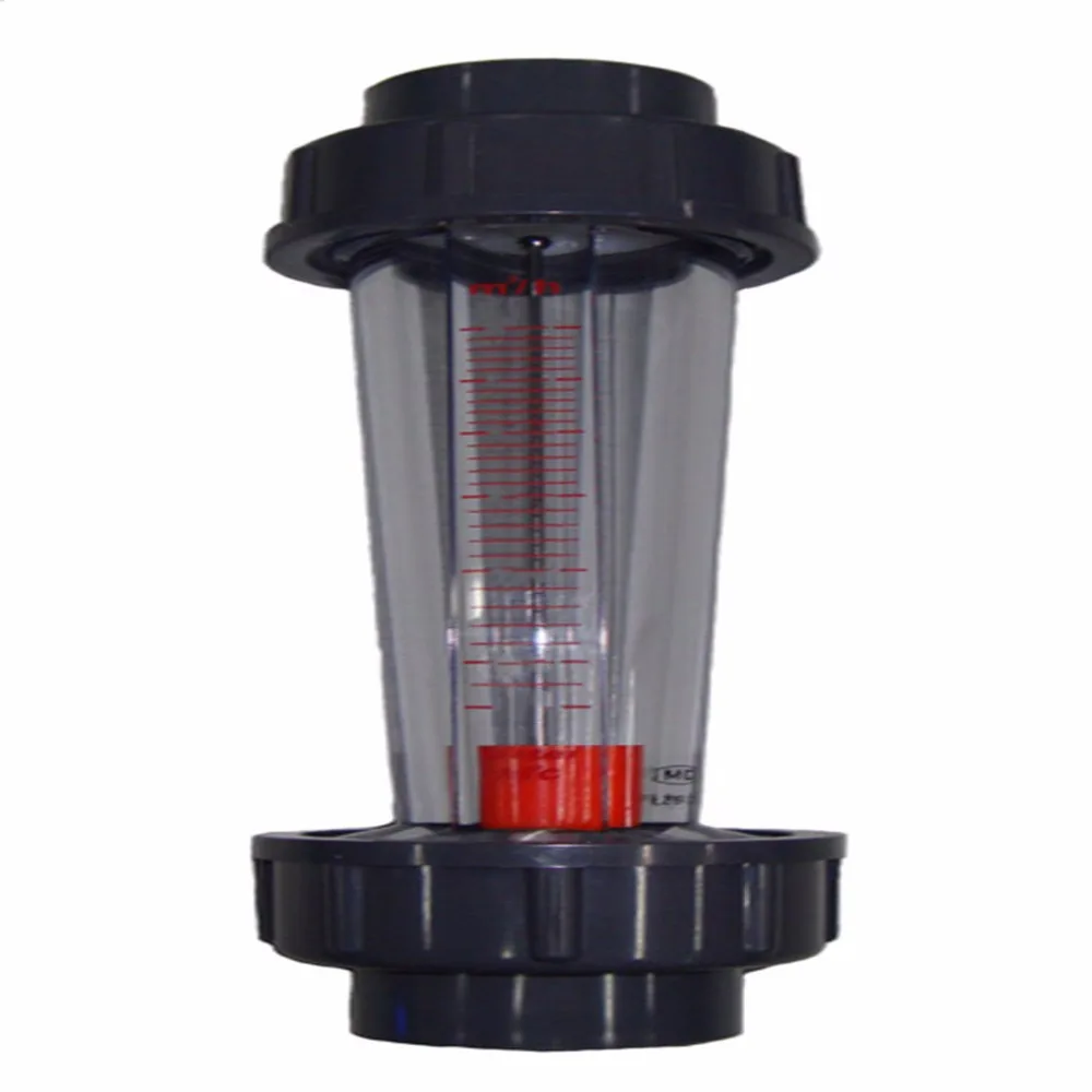 

LZB-15S Plastic Flowmeter Water Rotameter (LongTube BSP thread Connection) Flow range 25-250L/h,LZB15S Tools Flow Meters