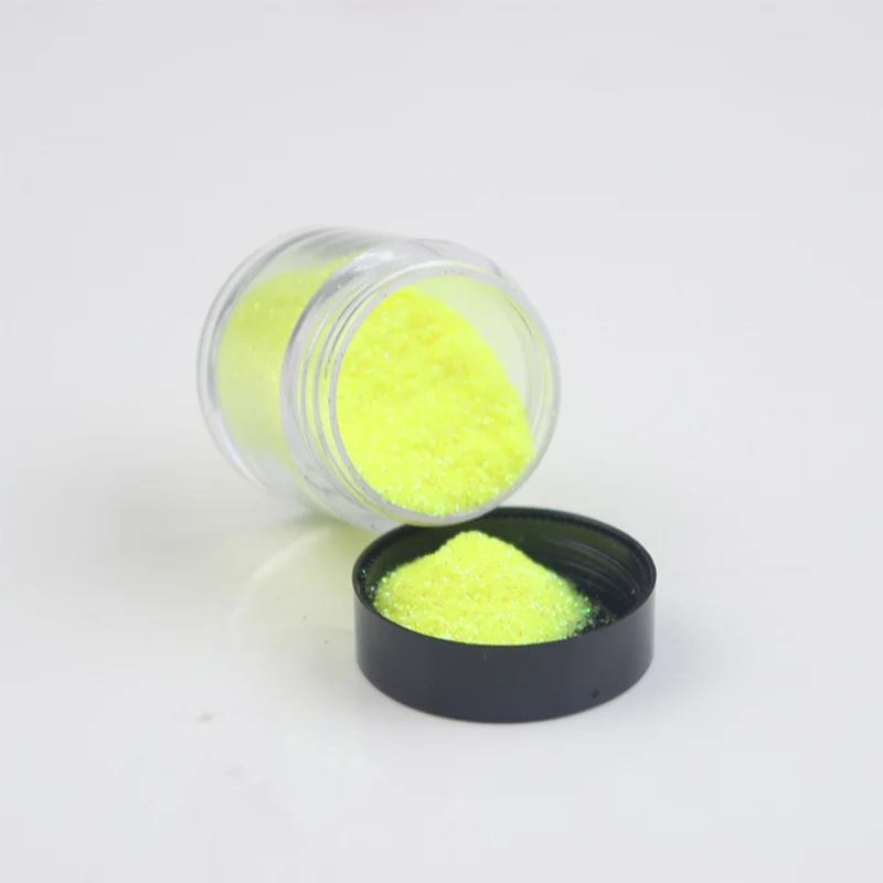 yellow green glitter