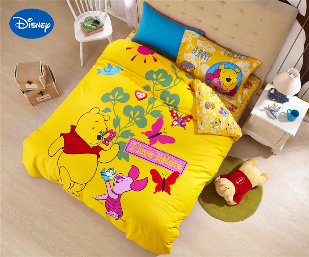 Winnie L Ourson Tiglet Parure De Lit Disney En Coton Doux Et Chaud Pour Bebe Fille Ensemble De Literie Jaune Simple Double Queen Aliexpress Winnie L Ourson Tiglet Parure De Lit Disney En Coton Doux Et Chaud Pour Bebe Fille Ensemble De Literie Jaune Simple Double Queen Aliexpress