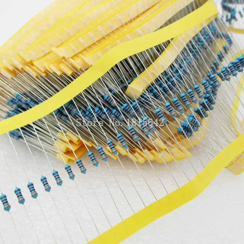 

200PCS 1/4W 510 ohm resistor +/- 1% ROHS1/4w 510R ohm Metal Film Resistors / 0.25W Watt color ring resistance Carbon Film