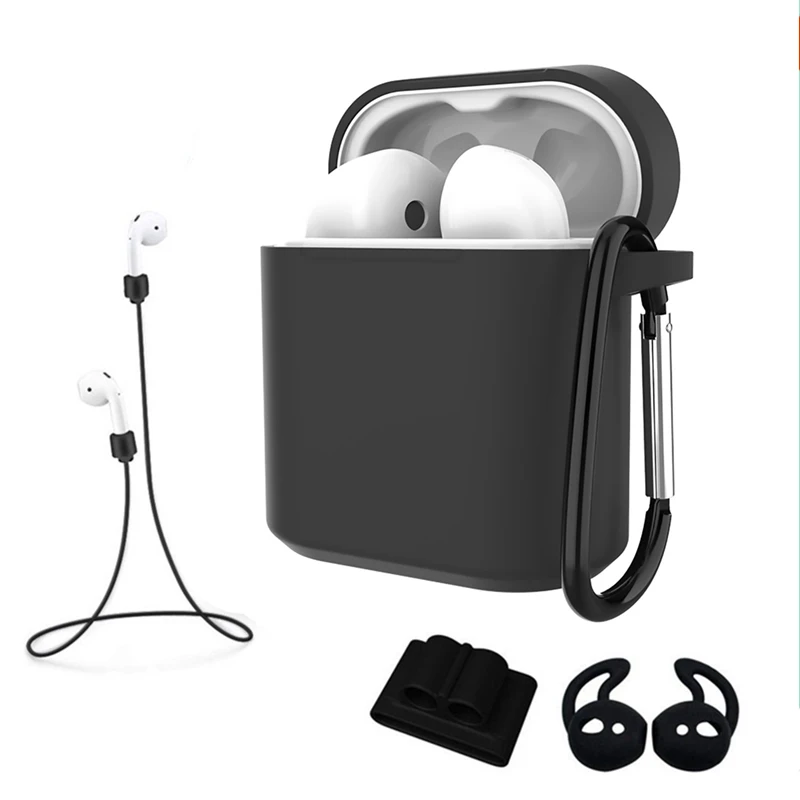 Силиконовый чехол для беспроводных Bluetooth наушников Honor FlyPods / Pro Huawei FreeBuds 2 5