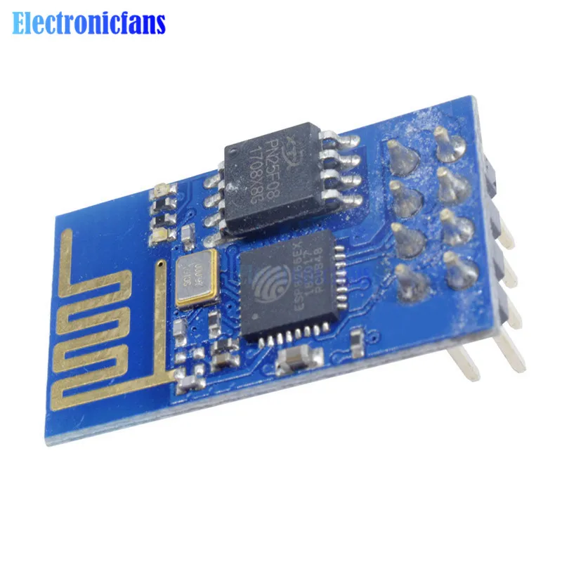 ESP8266 ESP-01 ESP-01S ESP01S удаленный последовательный порт wifi датчик приемопередатчик Беспроводная плата Esp01 Breakout PCB адаптер для Arduino - Цвет: ESP8266 ESP-01 BLUE