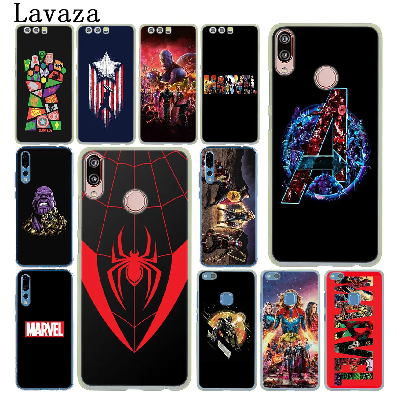Чехол Lavaza Marvel Avengers Endgame Thanos для Huawei Y9 Y7 Prime 2019 2018 Honor 20 8A 8X 8 9 9X 10 Lite 7C 7X 6A 7A Pro |