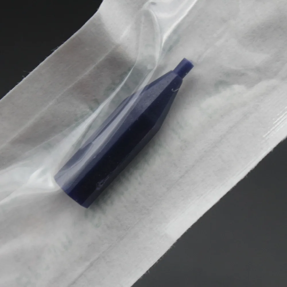 500Pcs Sterile 1RL& 2RL Eyebrow Tattoo Tip Permanent Makeup Needle Caps For Sunshine Giant sun G-8650 G-9740 Tattoo Machine