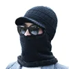 New Balaclava Winter Women Men's Skullies Wool Knitted Balaclava Cap Ninja Mask Thermal Plush Pocket Hat Unisex Snow Cap ► Photo 1/6