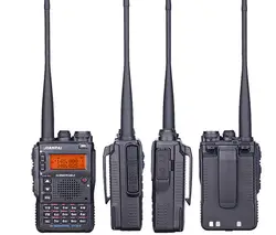 UV-8DR портативная рация dual band 136-174 МГц 400-520 МГц Любительское радио, Си-Би радиосвязь мощный длинный диапазон VX-8DR двухстороннее радио с