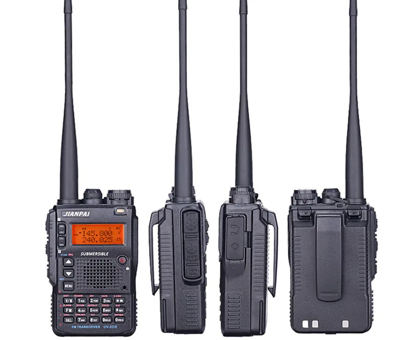 UV 8DR портативная рация dual band 136 174 МГц 400 520 ham CB радио мощный Дальний VX двухстороннее