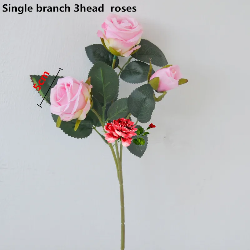 Различные стили розового искусственного шелка Роза Пион несколько вариантов DIYhome Декоративные искусственные цветы Свадьба романтическая сцена макет - Цвет: D