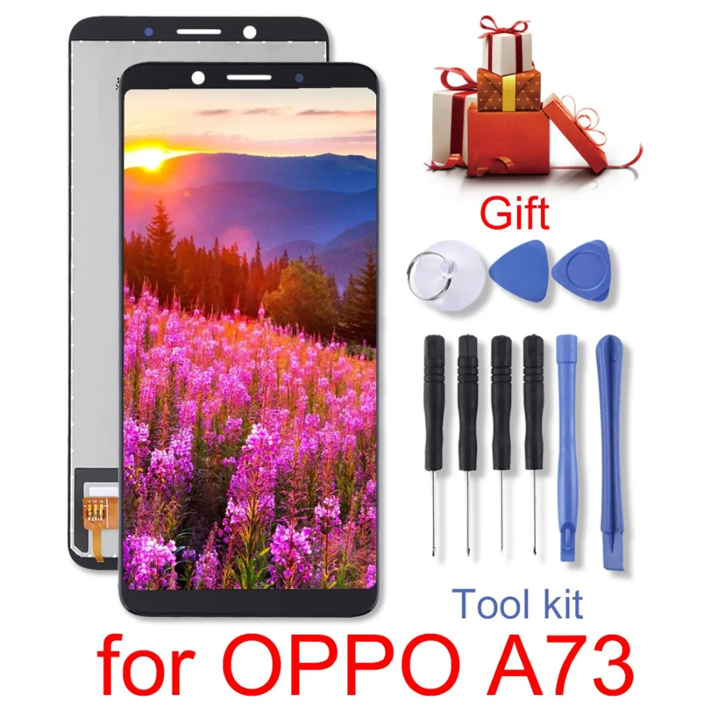 

H New for OPPO A73 LCD Screen and Digitizer Full Assembly repari parts
