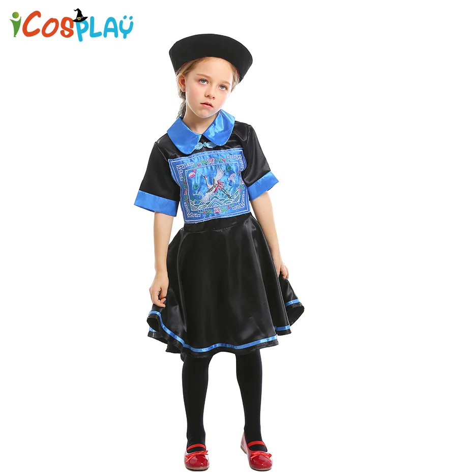 

2019 new childlike zombie role-playing suit Children's stage drama drama costume zombie parent-child