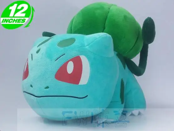 

2019 Free shipping Bulbasaur Plush Toy cute doll new 12"