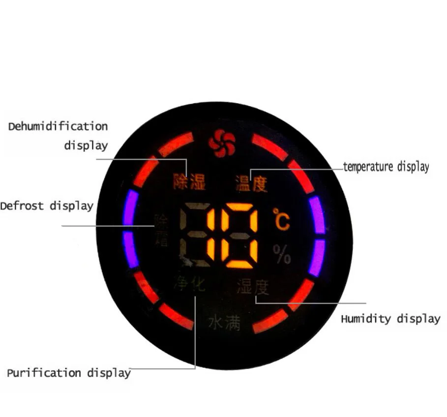 СВЕТОДИОДНЫЙ цифровой дисплей 25 Вт мини ультра-тихий бытовой осушитель воздуха мини-осушитель воздуха