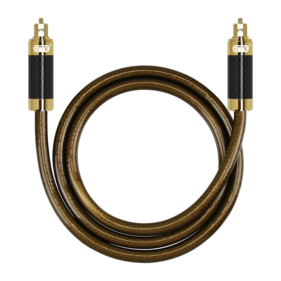 EMK Optical Audio Cable Carbon Fiber Shell Digital SPDIF Optical Toslink Audio Cable OD8.0 10m 15m 20m (5)