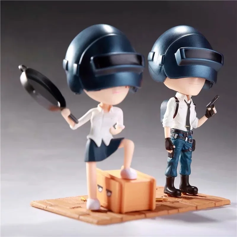 Игра Playerunknown's BattleGrounds PUBG экшн фигурка игрушки Q версия Winner Chicken Figuras куклы 2