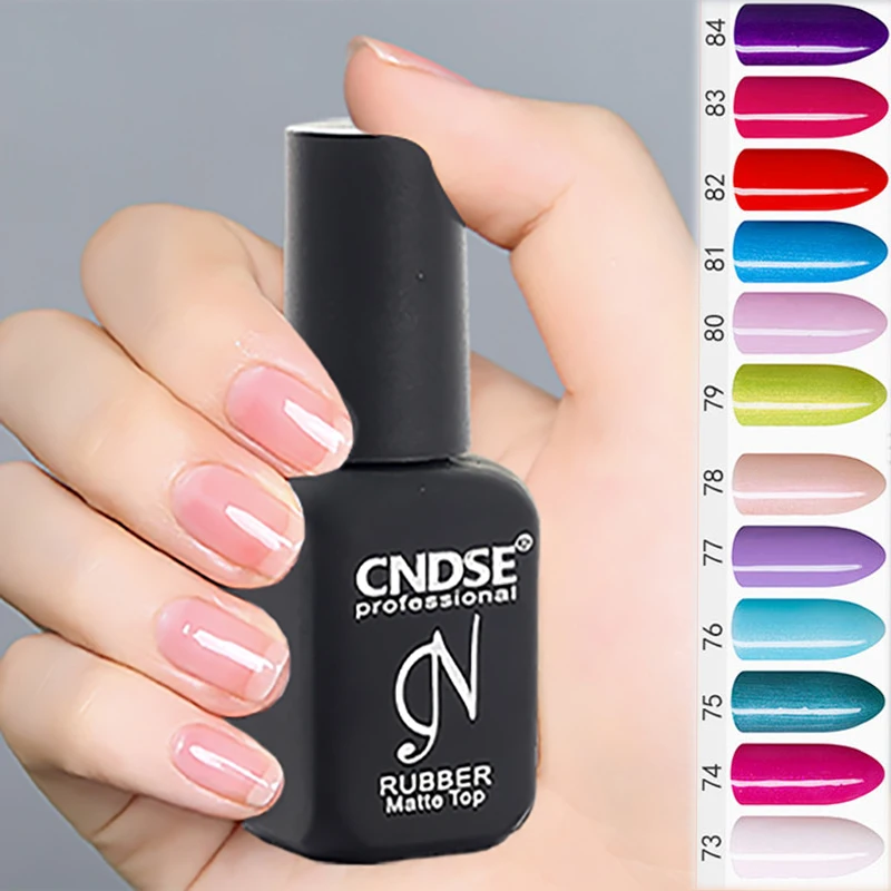 

CNDSE Nail Gel Base And Top Coat 7ML Resin LED Varnish Long Lasting Nail Gel Polish Soak Semi Permanent GelPolish Primer Lacque